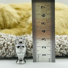 Non-Corinthian Mini Replica Metal Uefa European Championship Euros Trophy  3.4cm