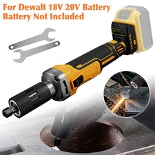 6mm Chuck Brushless Cordless Electric Straight Grinder for Dewalt 18/20V Battery