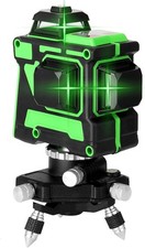 Laser Level 360° Rotary 3D Green Beam Straight Line Cross Line Laser Self