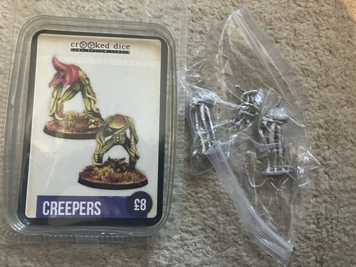 Metal miniatures crooked dice - crooked,