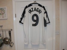 RARE JUVENTUS FC FOOTBALL SHIRT 1999 2000 SIZE XL INZAGHI 9 THIRD AWAY KAPPA GG+
