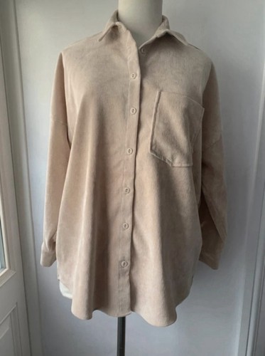 Zara beige oversized - zara, corduroy