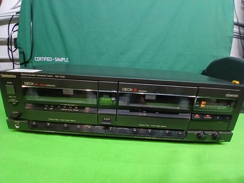 Technics t230 dual cassette - rs-t230,