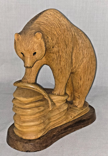 Vintage hand carved - hand, wooden