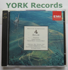 ELGAR - Caractacus / Enigma Variations etc GROVES / ARMSTRONG - Ex 2 CD Set EMI