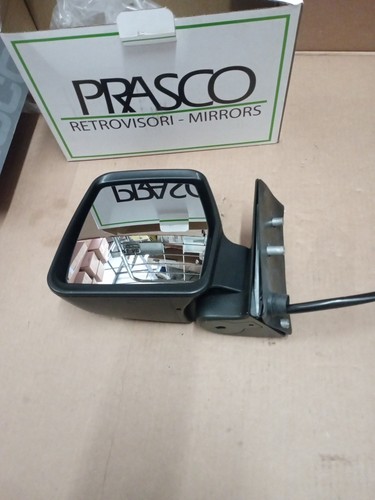 Door wing mirror manual black - door,