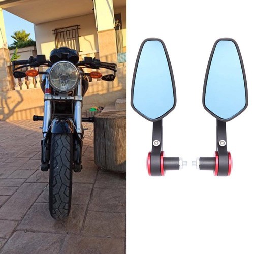 Motorcycle handle bar end side - handle,