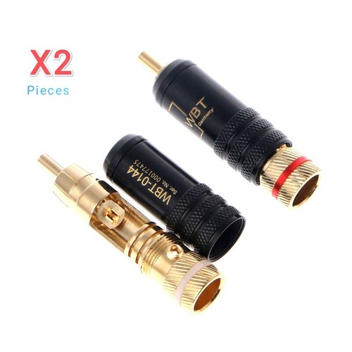 Pcs hifi gold plated - 2-pcs, rca