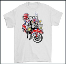 SCOOTER T-SHIRT, MOD Union Jack Quadrophenia