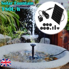 Solar Water Pump with 6 Nozzles, Separate Solar Panel for Garden Decoration HOT