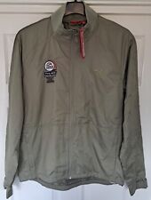 Puma Golf Windbreaker Jacket Men's Size M P2P 23" 2009 Halkidiki Khaki RRP £95