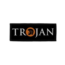 Black & Orange Trojan Design Microfibre Bar Towel Man Cave Pub Beer Mat