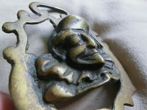 Antique cast brass horse - cast,