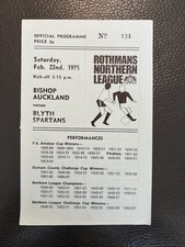 22.2.1975. Bishop Auckland v