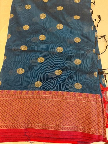 Beautiful new cotton sari - beautiful,
