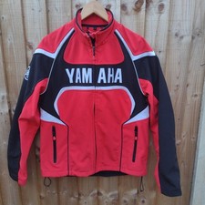 yamaha Red Paddock Team Motorcycle  jacket Size S Red/Black Biker Gear