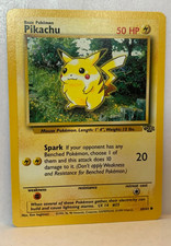 1999 Pikachu Pokemon Card