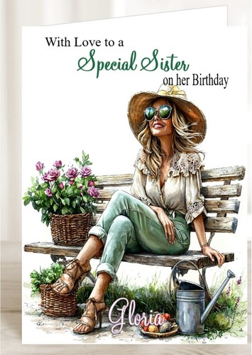 Personalised birthday card