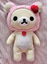 Korilakkuma Pink Berry Large Plush San-x Rilakkuma Rare Kawaii
