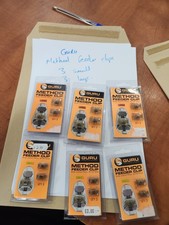 Guru Method Feeder Clips - small and large - job lot - match fishing (LAC)