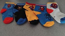 Spider-man Ankle Socks 5 pack Age 3-5 years