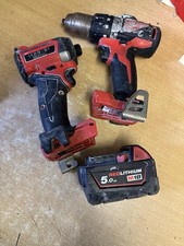 Milwaukee M18 Fuel Combi Drill, Impact Driver & 5.0ah Battery (7)