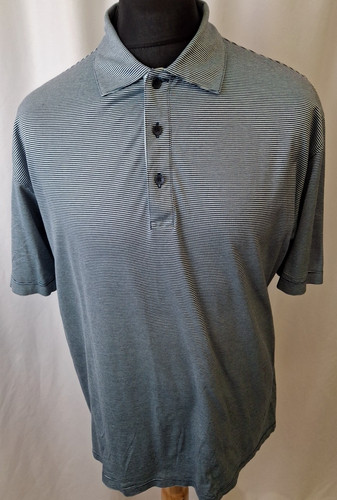Calvin klein striped - striped, polo