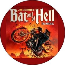 Bat Out Of Hell The Musical. Button Badge. 25mm. 