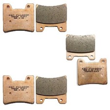 Sintered Brake Pad Set fits Yamaha FZR 600 1000 TDM850 VMX-12 FJ 1200 front+rear