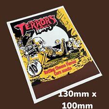 Smiths Crisps 1970 Terrors Bones Rotten Cheese Flavour Classic Vinyl Sticker 10p