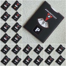 Leather Luxury Parking Disc with Car Logo Parking Meter Short Parking Zone Parking Zone ⭐⭐⭐⭐