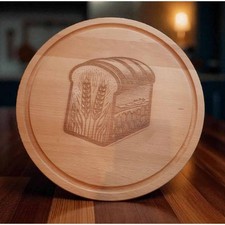 Wooden bread board - Crafted