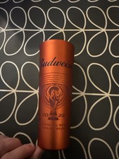 FIFA World Cup Qatar 2022 Gold Budweiser original Aluminum Tumbler Beer Merch