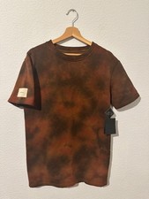 Drop Dead Tie-Dye Brown Orange T-Shirt (Size S) Brand New with tags