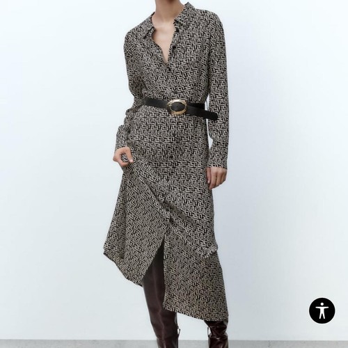 Unworn zara maxi shirt dress - zara,