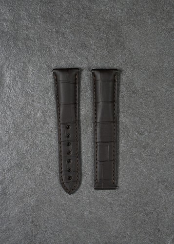 Omega 21mm brown alligator - omega,