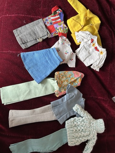 Vintage doll clothes some - doll,
