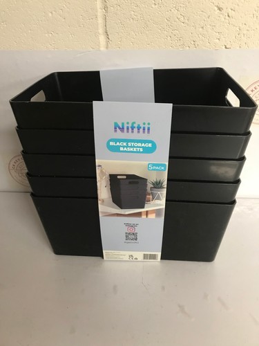 Niftii pack plastic storage - niftii, 5-pack