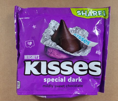 Hersheys kisses dark 283g - hersheys,