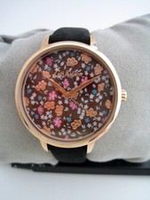 CATH KIDSTON WATCH EIDERDOWN WOMENS CKL058BRG STAINLESS STEEL LEATHER GENUINE