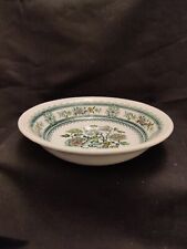 Vintage Wood & Sons Green Dorset Pattern Small Bowl Cereal Side Soup VGC 13.5cm