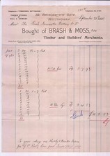 BRASH & MOSS, Notts. Timber &