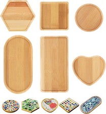 DIY Mosaic Bamboo Coasters