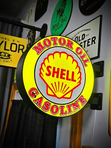 Shell station sided led - station, 2-sided