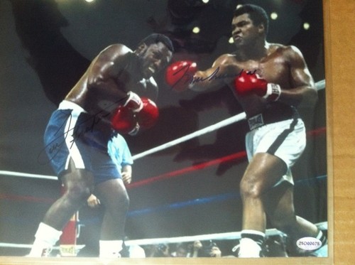 Signed joe frazier muhammad - signed, frazier,