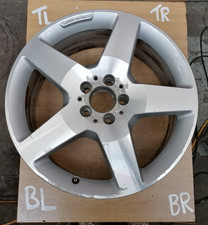 MERCEDES ML GL AMG A166 5 SPOKE ALLOY WHEEL RIM 8.5JX19 ET59 A1664011902