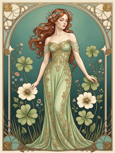 Tile mural art - tile, nouveau