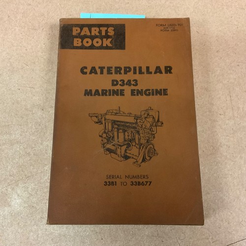 Cat caterpillar d343 parts - cat,