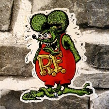 Rat Fink Hot Rod 85mm Vinyl