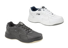 DEK Orleans Mens WIDE FIT Leather Trainers Non Marking Sole Sizes UK 6-14 T187